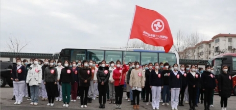 春暖花開，英雄歸來！葫蘆島市第二人民醫(yī)院支援綏中醫(yī)療隊凱旋而歸~